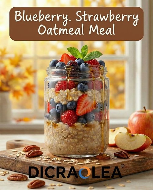 DicraoLea 18oz 8Pack Glass Overnight Oats Jars Containers with Airtight Leakproof Lids, Reusable Mason Jars for Meal Prep, Yogurt Parfaits, Smoothies, Salads & Healthy Breakfasts(18oz-8Pack)