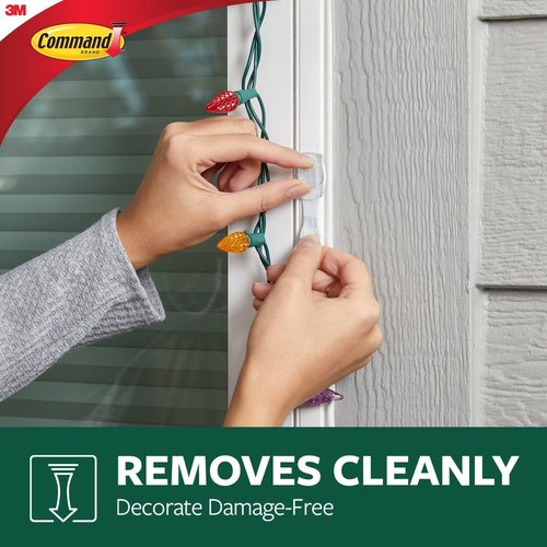 Command All Weather Foam Replacement Strips - 36 Durable Strips for Reusable Small Hooks