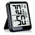 Skiennix Digital Room Thermometer & Hygrometer | Accurate Temperature & Humidity Monitor for Home, Office, Pets & Plants - AAA Battery Included