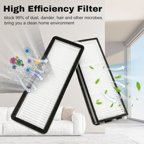 vacuum universal parts Universal compatible For Robot Vacuum Cleaner xiaomi S10 Plus+ Accessories,1 Main Brush,4 Filter,4 Side Brushes,6 Mop Pads,1 Cleaning tool Accessories Kits(16PCS)