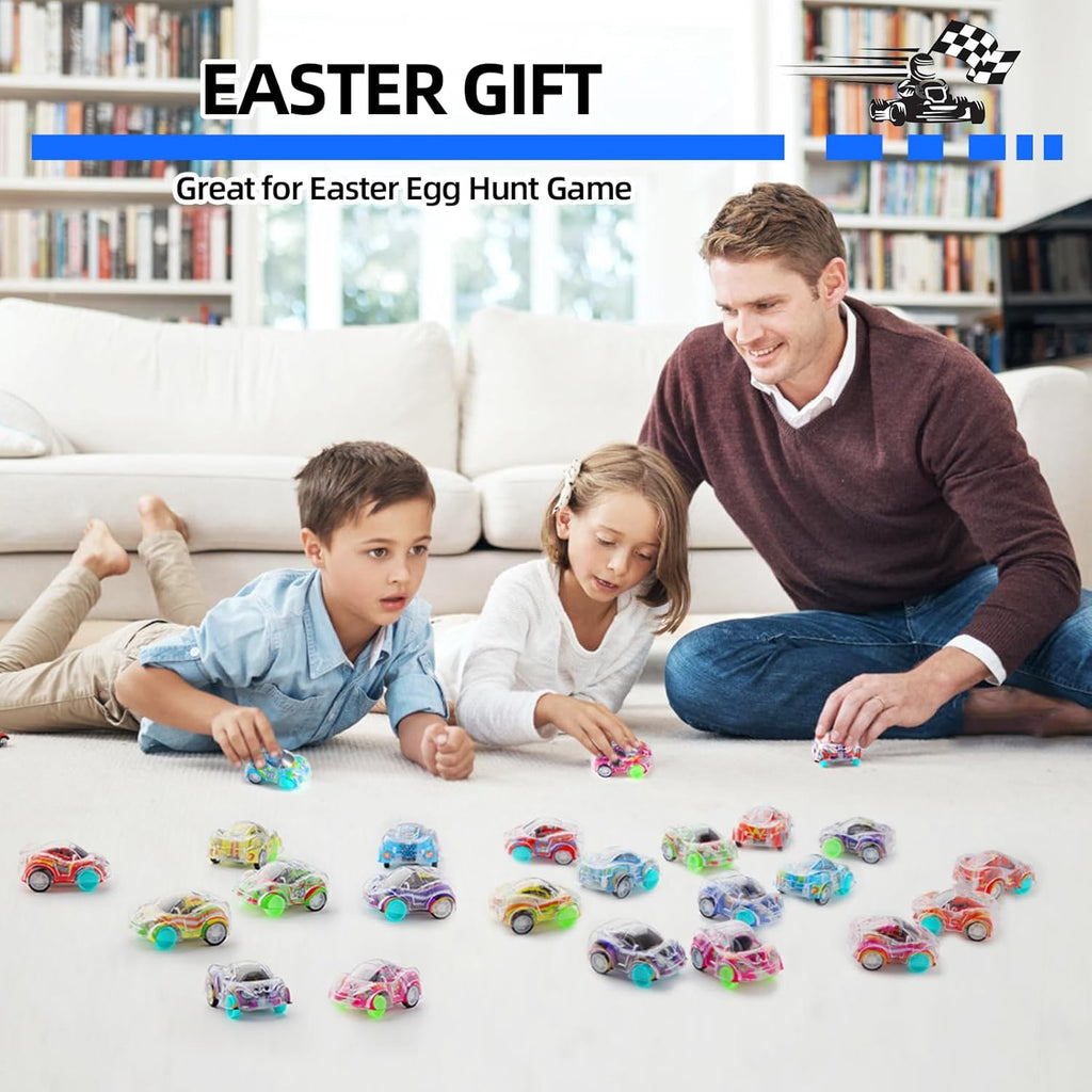 Skiennix Mini Pull Back Cars Set - 50 Racing Vehicles for Kids | Perfect Party Favors & Classroom Prizes