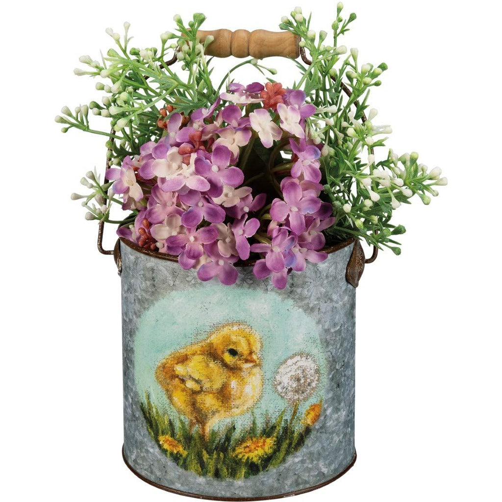 Primitives by Kathy Decorative Bucket Set, Multicolor 7.25" x 7.25", 6" x 6.25", 5" x 4.75"