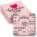 ArtCreativity Galentine's Napkins - 80 Pcs - Red Heart Cocktail Napkins for Galentine’s Day Party Decorations 5"x 5" - Party Decor Ideas to Celebrate Besties Friendship, Women’ s Day, Bridal Shower
