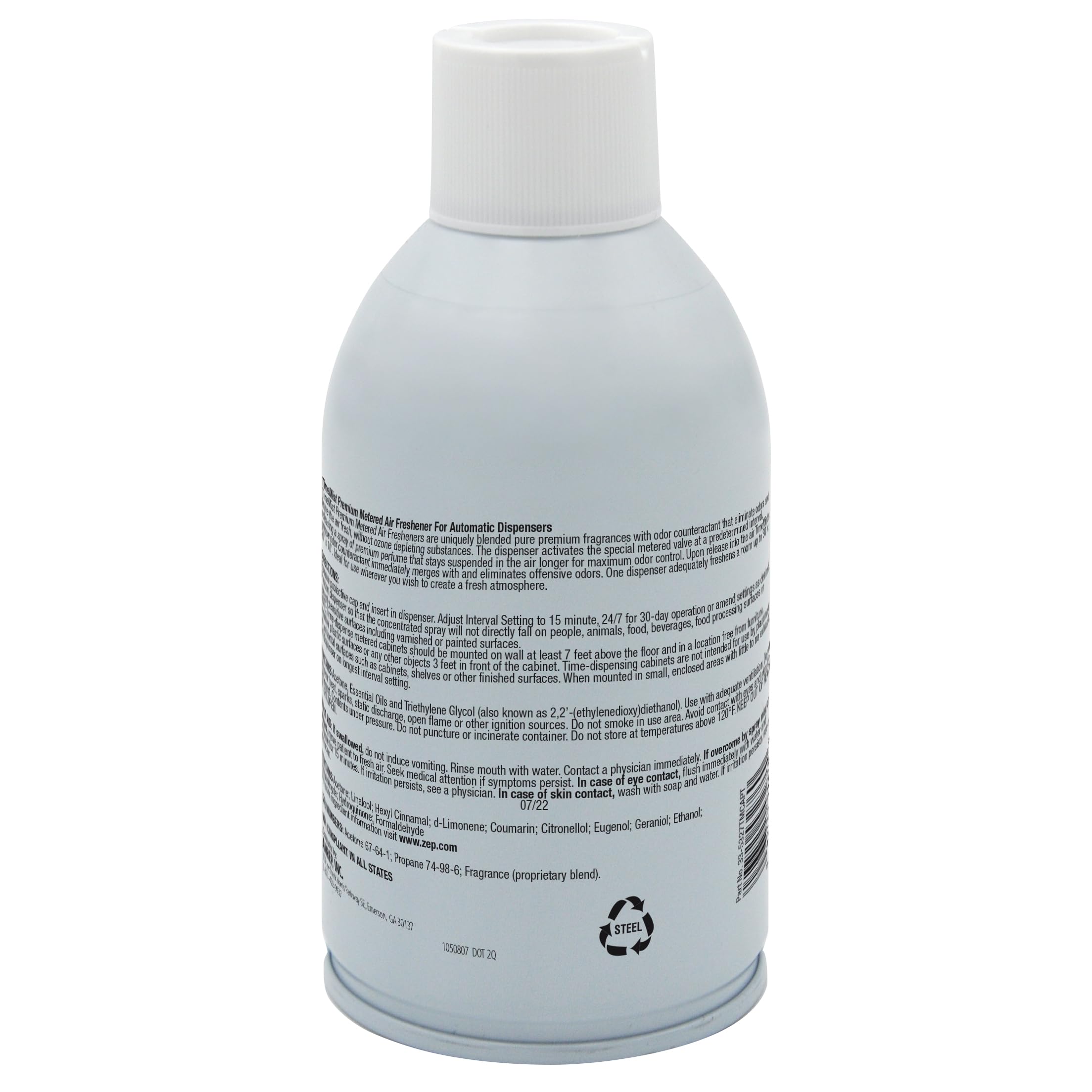 TimeMist Premium Metered Air Freshener Refill - Lavender Lemon - 7.1 oz (Case of 12) - 1042757- Lasts Up To 30 Days and Neutralizes Tough Unwanted Odors