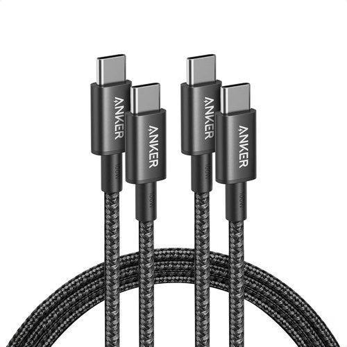 Anker USB C to USB C Cable - 100W Fast Charging Cord, 6 FT (1.8 m) for iPhone 17, MacBook Pro & More - Black