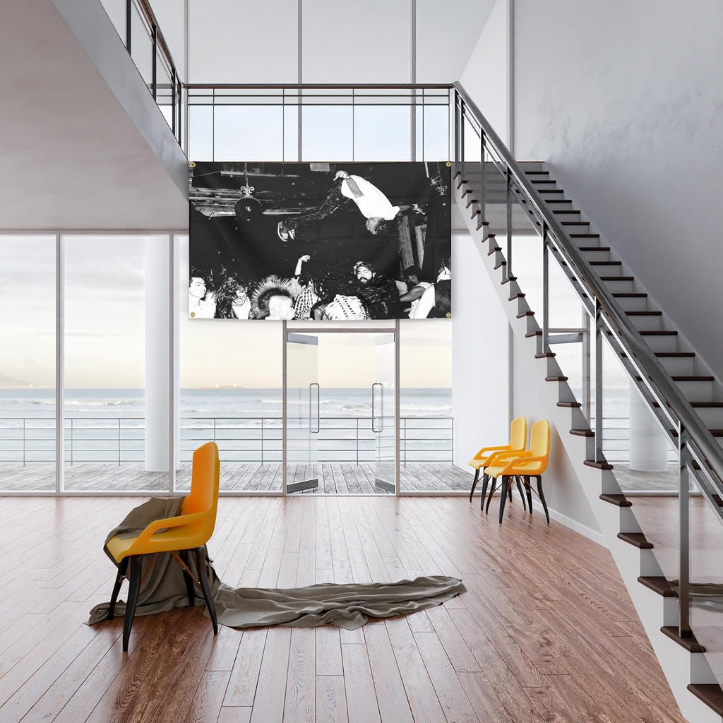 Playboi Carti - Die Lit Album Cover Flag Banner | Durable 3x5 Feet Tapestry for Aesthetic Decor