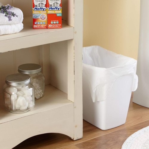 Hefty 4-Gallon Trash Bags - Flap Tie Design for Easy Disposal | 30 Count Pack of 12