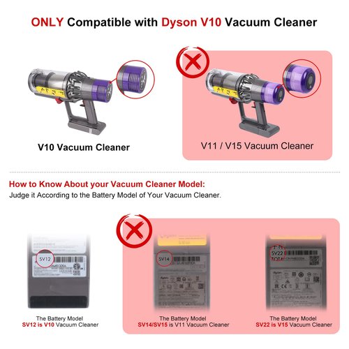 Upgraded Trigger Switch Assembly Replacement for Dyson V10 SV12 Vacuum Cleaner, Upgraded Power Button Replacement Parts