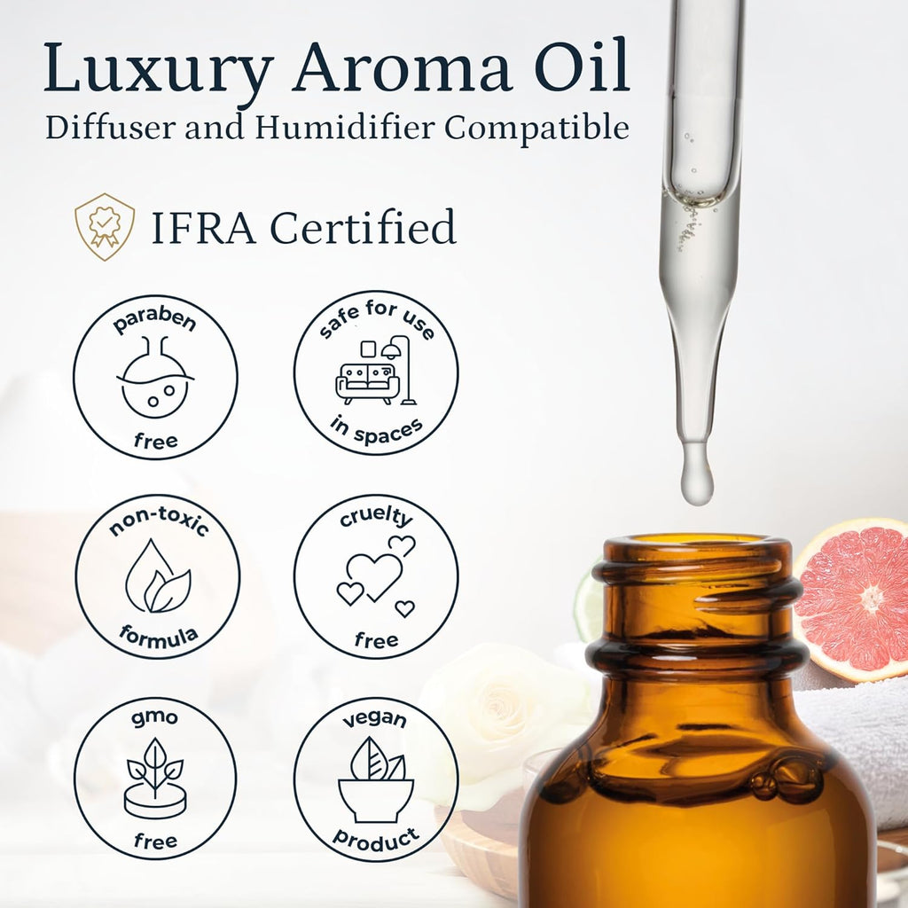 PuroSentido Blue Aroma Oil - Luxury Essential Fragrance Oil for Diffusers | 10 ml Apricot, Coconut Milk & Vanilla Scent