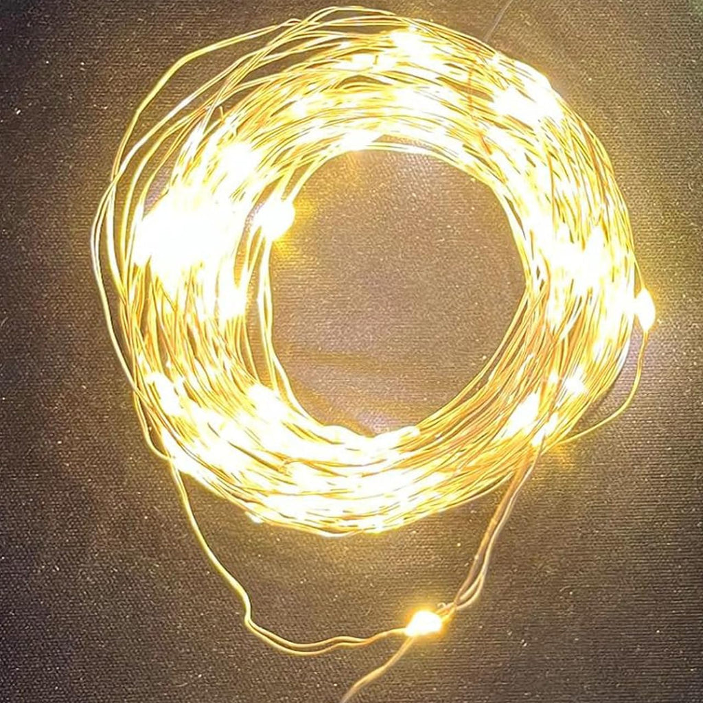 Skiennix 6-Pack Fairy Lights - Battery Operated 3.3ft 10 LED Silver Wire for Mason Jars & DIY Decor