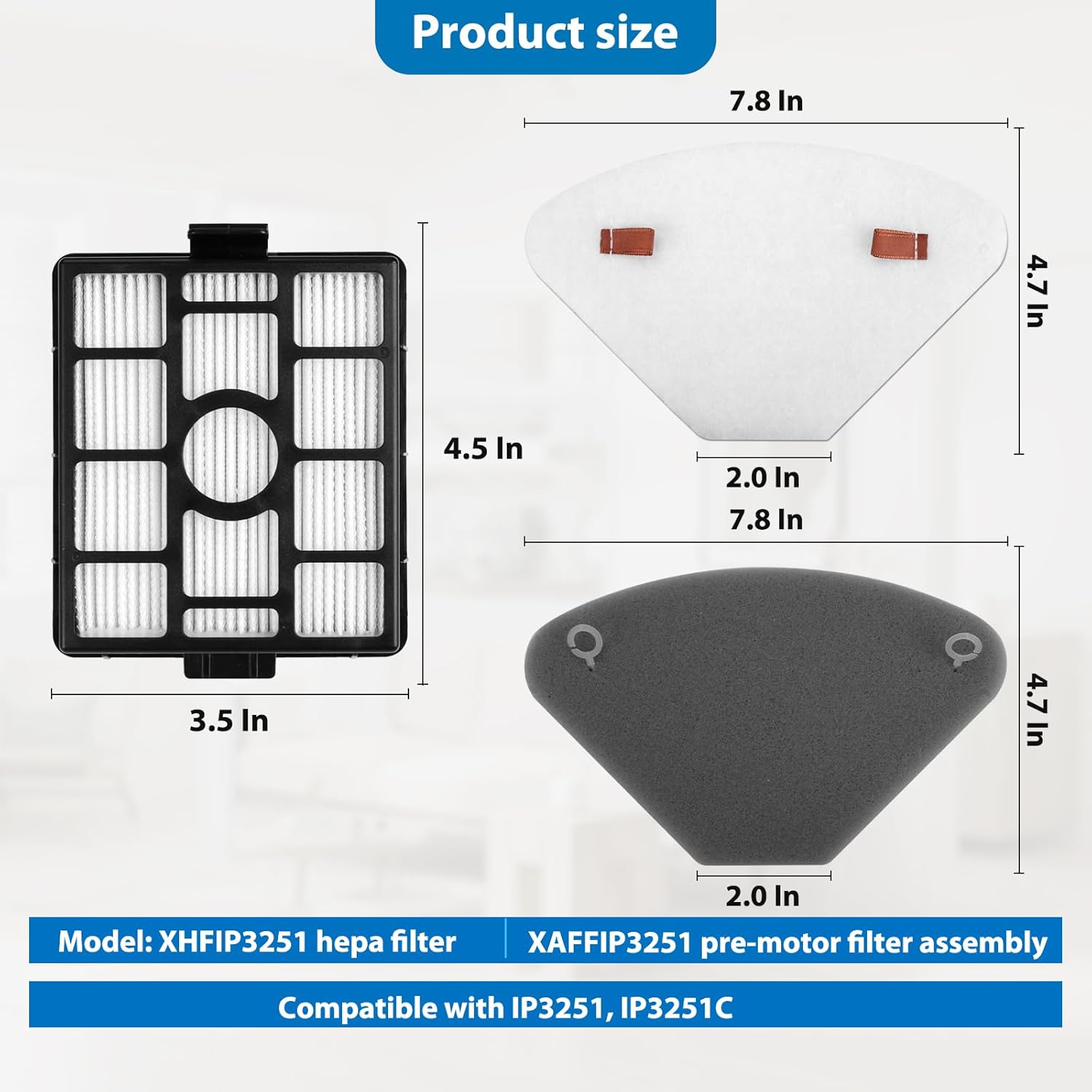 Shark Replacement HEPA Filter & Pre-Motor Filter Set - 2 Auto-Empty Docks + 4 Handheld Filters