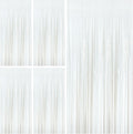 White Foil Fringe Backdrop Curtains by [Brand Name] - Perfect Tinsel Streamers for Birthday & Graduation Celebrations