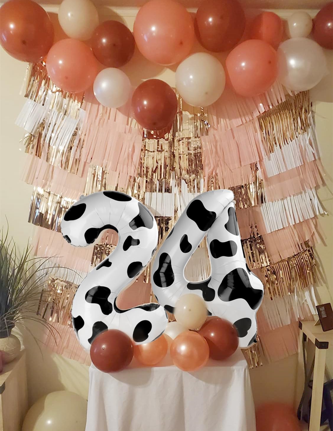 Number 6 Balloon by [Brand Name] - 40 Inch White & Black Birthday Decoration for Boys & Girls