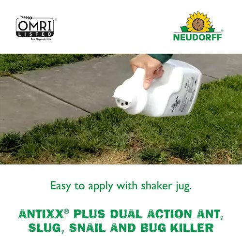 Neudorff ANTIXX Plus Ant & Insect Control Granules - Organic Solution for Ants, Crickets & More