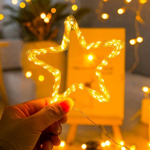 Litogo Fairy Lights - 33FT 100LED Battery Operated String Lights with Timer | Dimmable 8 Modes for Indoor Decor