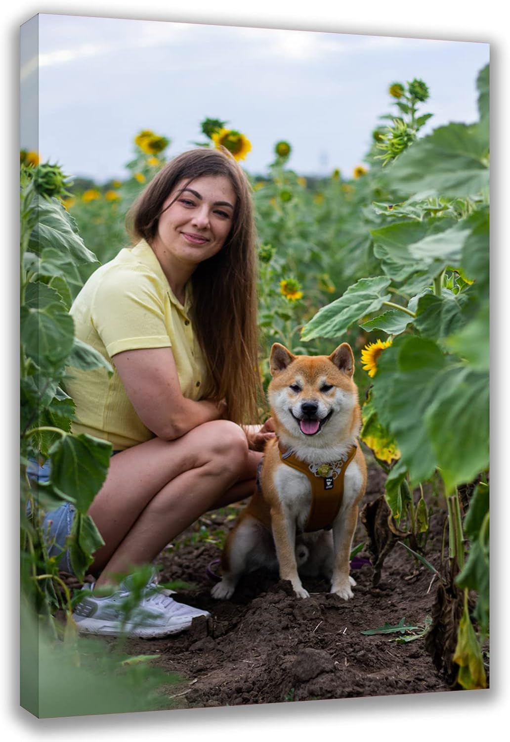 Custom Canvas Prints - Personalized Wall Art for Pet & Family Photos | Perfect Gifts for Mom, Men & Women (24'' W x 30'' H)