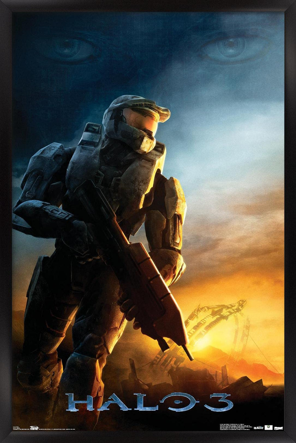 Trends International Halo 3 - Awakening Wall Poster, 22.375" x 34", Black Framed Version