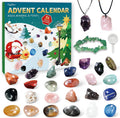 Rock Collection Advent Calendar 2025 - 24 Days of Gemstones & Fossils | Perfect Kids' Birthday Gift
