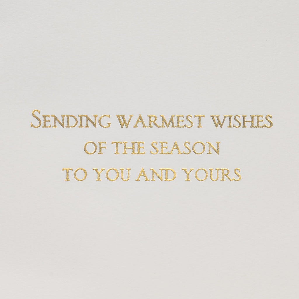 Papyrus Quilled Wreath Holiday Card, Perfect for Friends & Family (Warmest Wishes)