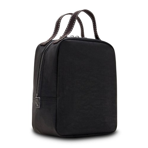 Kipling Womens Women's Lyla Bag, Insulated Reusable Tote, Tote Lunch Bag, True Black, Lunch Tote US