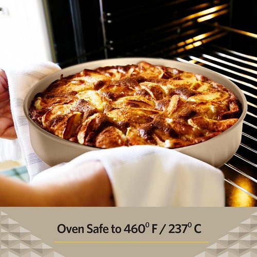 Glad Round Baking Pan - Nonstick Heavy Duty Bakeware for Cakes & Desserts | 9.6 Inches