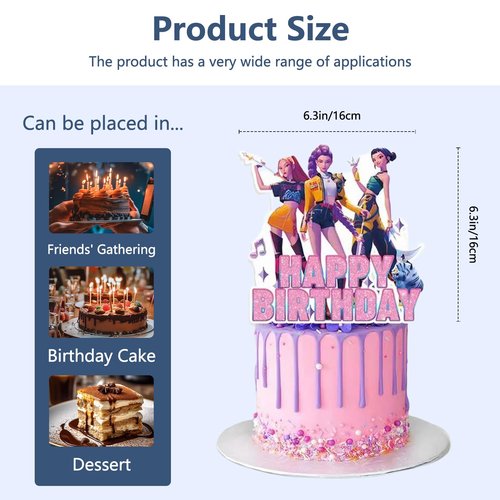Birthday Decorations Set, Theme Party Supplies with Happy Birthday Banner Supplies Decorations Letter Balloons for School Classroom Decor, Fan Meeting Christmas Gift (98 Pcs）