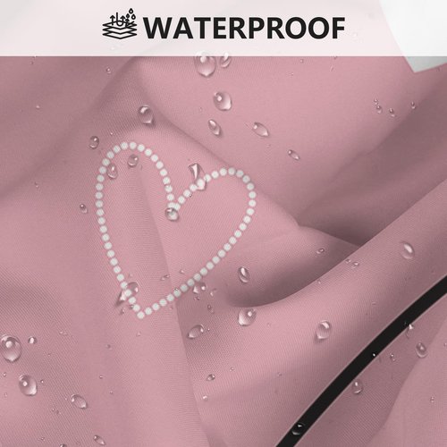 MEHOFOND 4pcs Valentines Shower Curtain Set Pink Love White Heart Shower Curtain Sets for Valentine's Day Bathroom Decor Sweetheart Bathroom Curtains with Non-Slip Rugs Toilet Lid Cover and Bath Mat