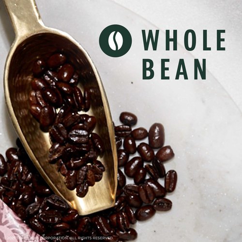 Starbucks Whole Coffee Beans, Medium Roast Hot or Iced Coffee, Pike Place Roast, Six 18 oz Bags
