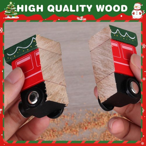 Toddler Advent Calendar 2025-24 Days Magnetic Wooden Animal Train Set Christmas Advent Calendar 2025 for Kids, Countdown Calendar Gifts Montessori Train Stocking Stuffer for Toddlers, Boys and Girls
