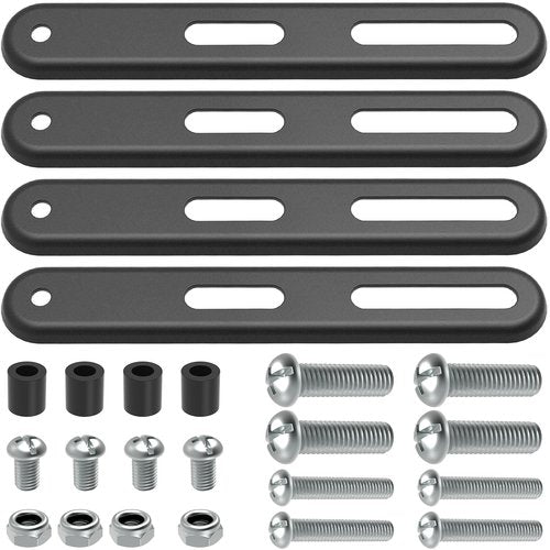 VESA Extension Mount Adapter Brackets Kit for Screens 32 to 55 inch LCD LED TV, TV Mount Steel Conversion Plate for VESA up to 400x400mm