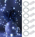Ostwiki Fairy Lights - 20 LED Battery Operated String Lights | 7ft Cool White Twinkle Lights for DIY Decor