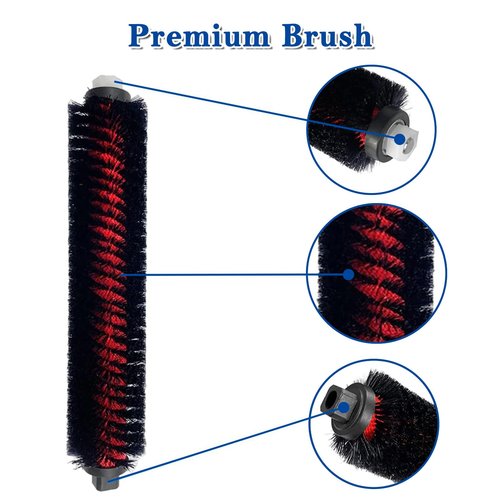ilovelife High-Speed Cleaning Brush for Roborock S7 MaxV Ultra & S8 Pro Ultra, Detachable & Washable Maintenance Brush, Roborock s7 Accessories for Mop Washing and Dock Self-Cleaning (3 Pcs)