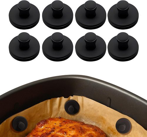 **Air Fryer Magnets | Silicone Full Enclosed, 100% BPA Free & Waterproof - 8 Pack for Safe Cooking**