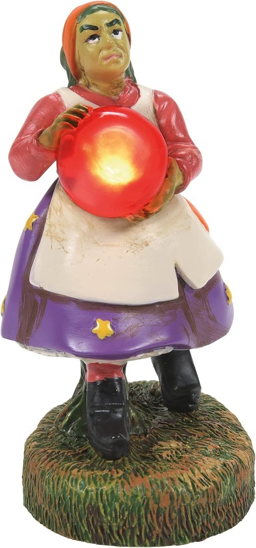 Department 56 Cryptic Cave Mystic Lit Figurine - Halloween Snow Village Accessory, 3.125 Inch, Multicolor