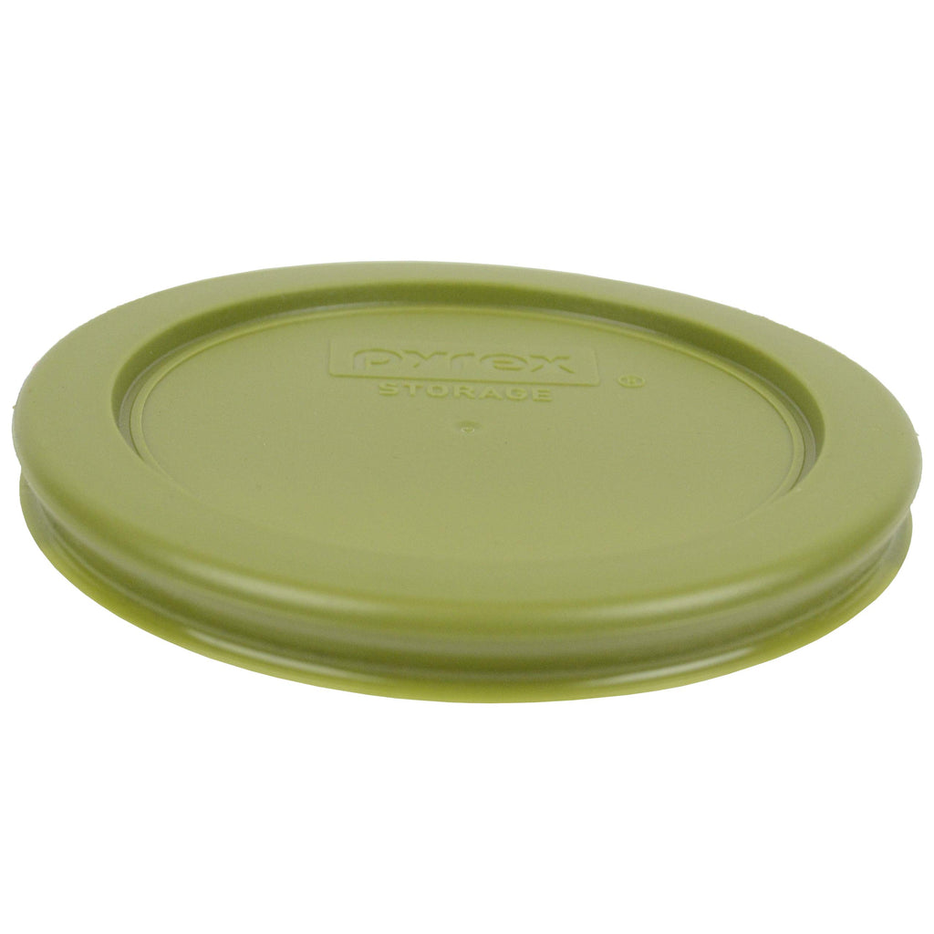 Pyrex 7202-PC 1-Cup Olive Green Food Storage Replacement Lid (4-Pack) - Made in USA