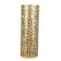 Gloserin Metal Round Umbrella Stand Rack,Free Standing Umbrella Holder Bin, Canes Walking Sticks Holder for Entryway, Home, Office,Gold