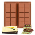 Fimary Dubai Chocolate Molds 1 Inch Deep, Silicone Chocolate Bar Mold – Non-Stick, Flexible, Large and Thick Homemade Chocolates, Candies, and Desserts - Set of 1