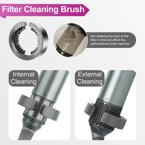 YTCHYYSK Filter Cleaning Brush Attachment for Dyson Airwrap HS01 HS05 HS08 2X, Filter Cleaning Brush Replacement Compatible with Dyson Hair Dryer, Part NO. 969760-01