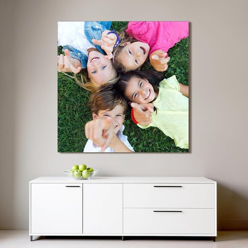 Custom Canvas Prints - Personalized Photo Wall Art for Weddings, Family, and Home Decor | 24x24