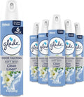 Glade Air Freshener Room Spray - Clean Linen Scent for Long-Lasting Freshness | 8 Oz, 6 Count