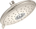 American Standard 9038074.295 Spectra Fixed 4-Function Adjustable Shower Head 7-inch 1.8 GPM, Brushed Nickel