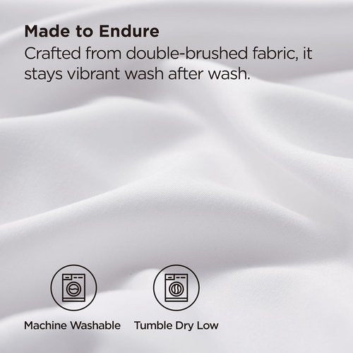 Bedsure Queen Pillow Cases - Super Soft White Brushed Microfiber 2-Pack, 20x30 Inches, Wrinkle & Fade Resistant