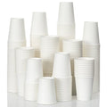 AOZITA 1200 Pack 8 oz Paper Coffee Cups, Disposable White Paper Hot/Cold Beverage Drinking Cup for Water, Juice, Coffee, Tea