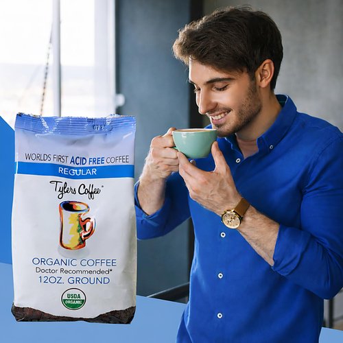 Tyler’s Ground Coffee - 100% Arabica Full Flavor 12 oz (Pack of 2)