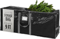 Christmas Tree Storage Bag - Durable Waterproof Zippered Bag for 9-Foot Artificial Tree | Protects Against Dust & Moisture (Black)