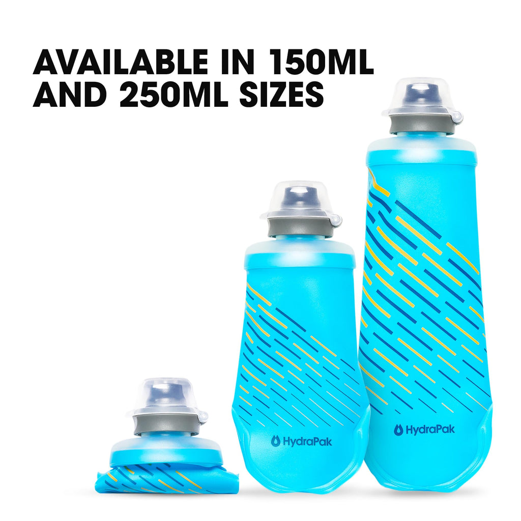 HydraPak SoftFlask - Collapsible Nutrition Flask (150ml) - BPA Free, Easy Open Cap, Foldable, Lightweight