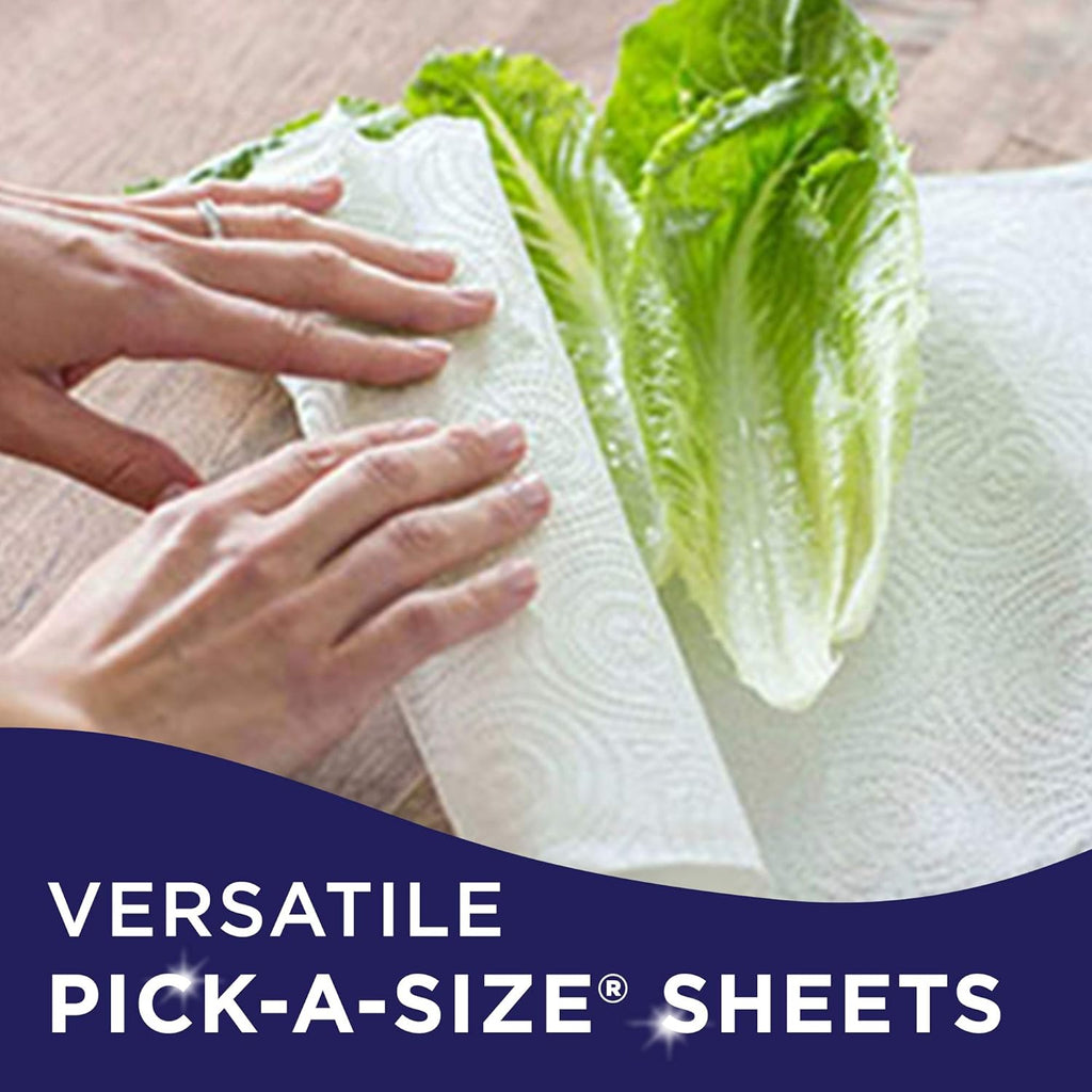 Sparkle Paper Towels - Pick-A-Size, 2 Rolls = 4 Regular Rolls | 24 Rolls, Everyday Value with Full & Half Sheets
