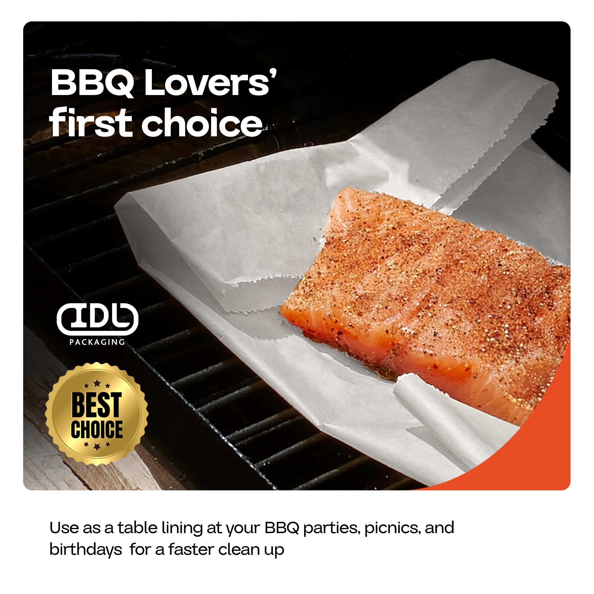 White Butcher Paper 24" x 12000" (1000 feet) with Cutter - USA-Made Natural Butcher Paper Roll for Meat & Fish - Uncoated Food-Grade Material for Smoking, Grilling & Barbecue by IDL Packaging