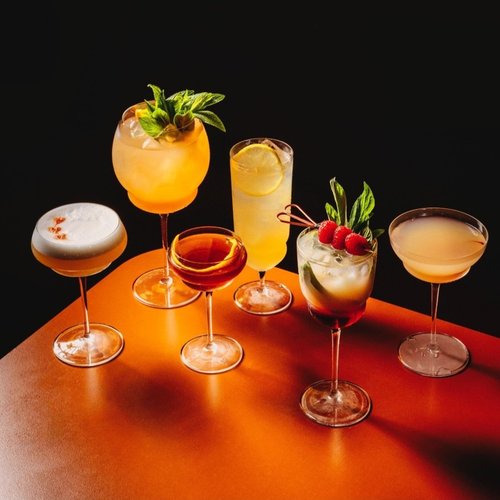 Luigi Bormioli Backdoor 20's - 8.25Oz. Hemingway Cocktail Glasses Set of 4, Unique and Modern Crystal Martini/Coupe Glass - Dishwasher Safe, Made in Italy