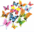 OPSEAM 3D Butterfly Wall Decor - 24/48 PCS Magnetic Stickers for Party Decorations